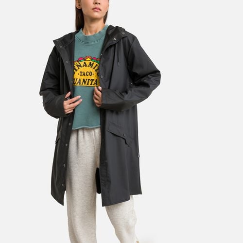 Giacca impermeabile con cappuccio unisex MI-LONG JACKET - RAINS - Modalova