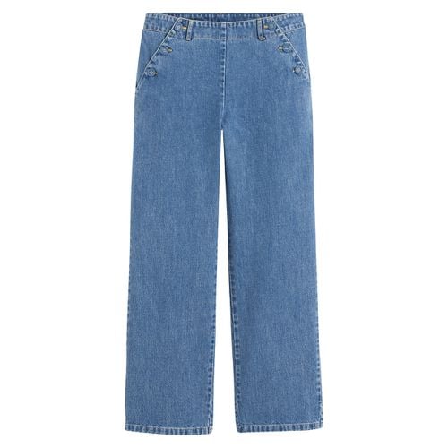 Jeans Dritto A Ponte, Vita Alta Donna Taglie 42 (FR) - 46 (IT) - emile & ida x la redoute - Modalova