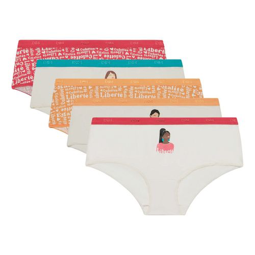 Confezione da 5 boxers pockets cotone - DIM - Modalova