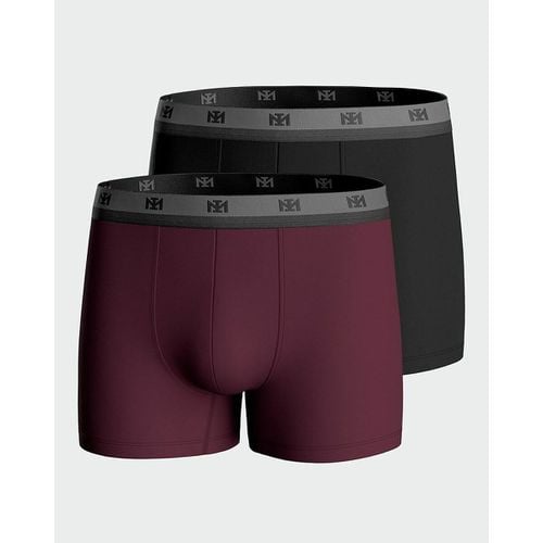 Confezione Da 2 Boxer Tinta Unita Uomo Taglie M - impetus - Modalova