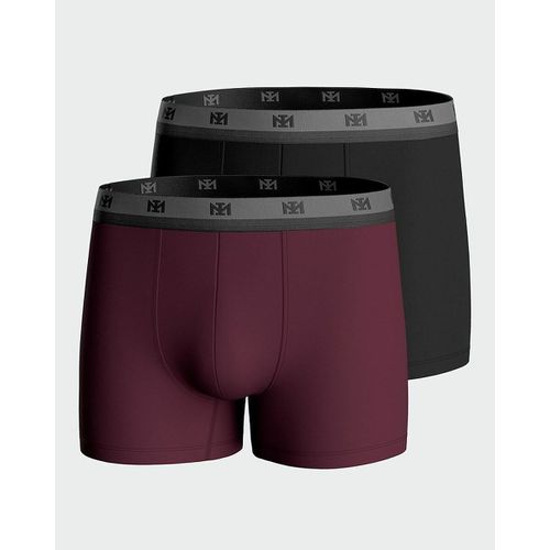 Confezione Da 2 Boxer Tinta Unita Uomo Taglie XL - impetus - Modalova