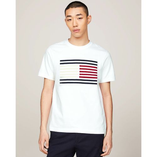 T-shirt Girocollo Con Logo Uomo Taglie XS - tommy hilfiger - Modalova