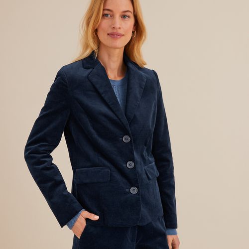 Blazer taglio attillato, velluto - ANNE WEYBURN - Modalova