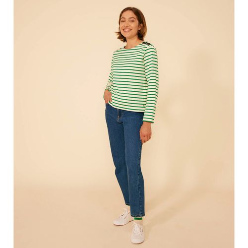 Maglione Alla Marinara, Bottoni Alle Spalle Donna Taglie S - petit bateau - Modalova