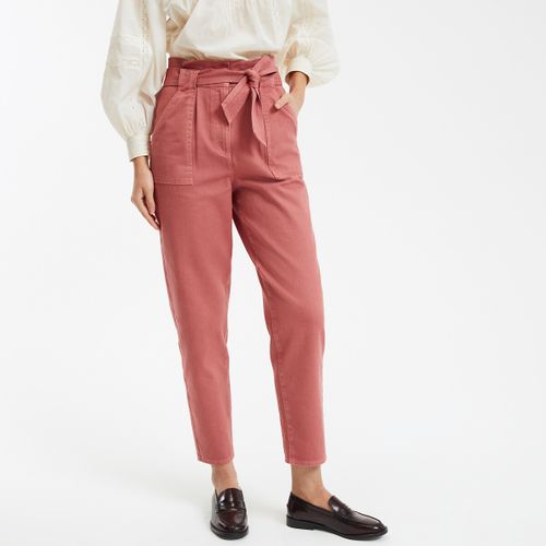 Pantaloni a carota vita alta - LA REDOUTE COLLECTIONS - Modalova