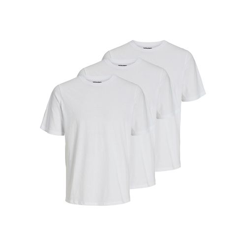 Confezione Da 3 T-shirt Tinta Unita Girocollo Uomo Taglie L - jack & jones - Modalova