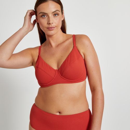 Reggiseno Per Bikini, Maglia Texturé Donna Taglie 4 C - la redoute collections plus - Modalova