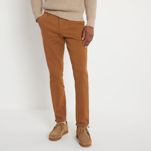 Pantaloni chino, taglio slim in cotone bio - LA REDOUTE COLLECTIONS - Modalova