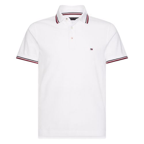 Polo Slim In Maglia Piqué Tommy Tipped Taglie 3XL - tommy hilfiger - Modalova