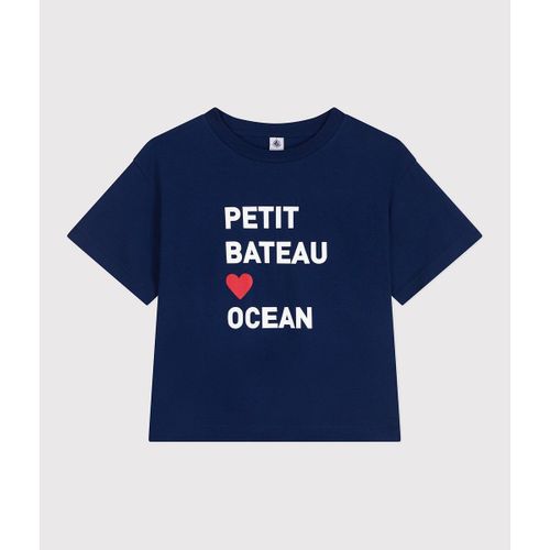 T-shirt Le Boxy con scritta - PETIT BATEAU - Modalova