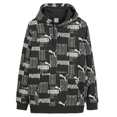 Felpa Con Cappuccio Essentiel Aop Uomo Taglie M - puma - Modalova