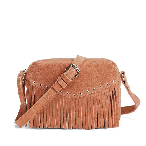 Borsa con frange in suede Nilla - PIECES - Modalova