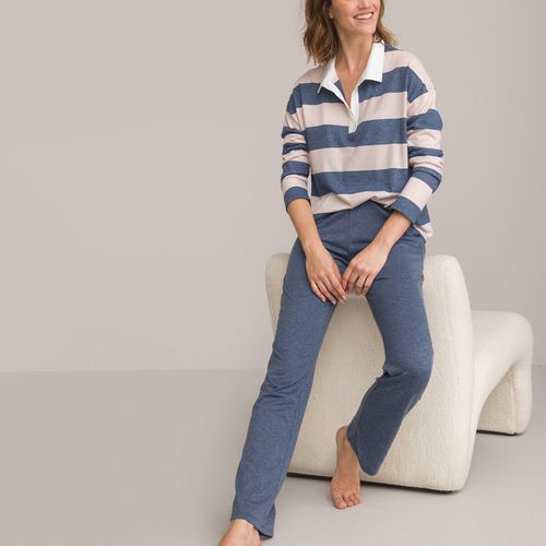 Pigiama In Maglia, T-shirt A Righe Larghe Donna Taglie 34/36 (FR) - 38/40 (IT) - la redoute collections - Modalova