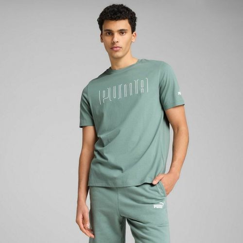 T-shirt A Maniche Corte Con Grande Logo Uomo Taglie S - puma - Modalova