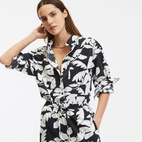 Camicia stampata oversize, maniche lunghe - LA REDOUTE COLLECTIONS - Modalova