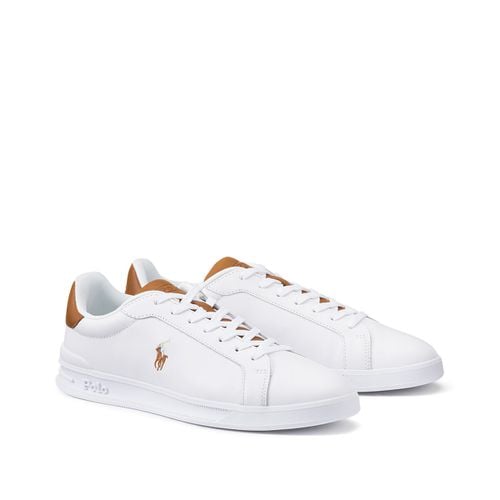 Sneakers In Pelle Heritage Court Ii Uomo Taglie 45 - polo ralph lauren - Modalova