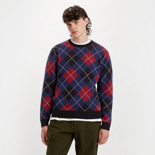 Pull Girocollo In Cotone E Acrilico Uomo Taglie XL - levi's - Modalova