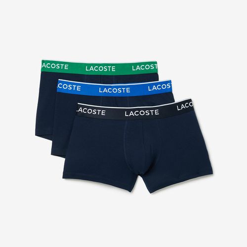 Confezione Da 3 Boxer Tinta Unita Uomo Taglie M - lacoste - Modalova