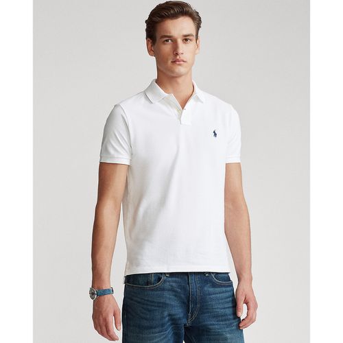 Polo Dritta Custom Fit In Maglia Piqué Uomo Taglie S - polo ralph lauren - Modalova