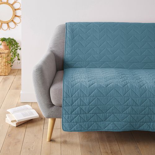 Trapunta Cotone, Zig Zag Scenario Taglie 150 x 150 cm - la redoute interieurs - Modalova