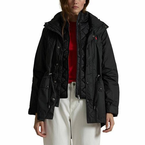 Piumino Trapuntato/parka 2 In 1 Con Cappuccio Donna Taglie M - polo ralph lauren - Modalova