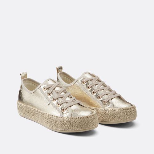 Scarpe Da Ginnastica Basse In Tela Con Suola Espadrillas Lida Donna Taglie 36 - only shoes - Modalova