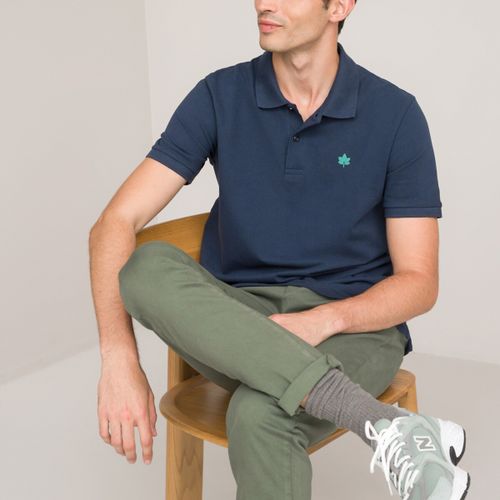 Polo A Maniche Corte, Ricamata, Cotone Organico, Signature - la redoute collections - Modalova