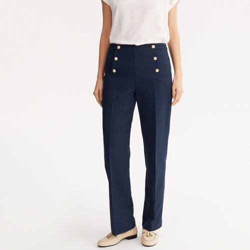 Pantaloni larghi a ponte, vita alta - ANNE WEYBURN - Modalova
