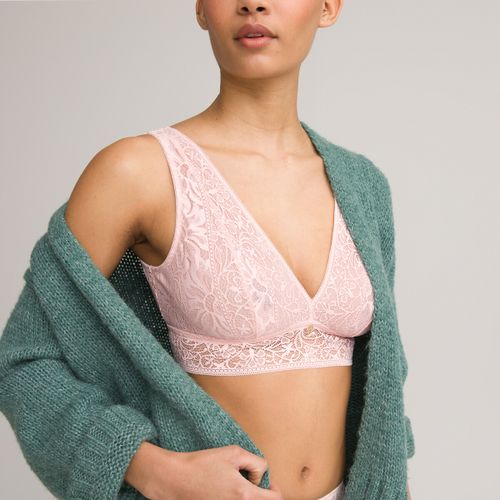 Reggiseno Bralette Senza Ferretti In Pizzo Donna Taglie 2 C - la redoute collections - Modalova