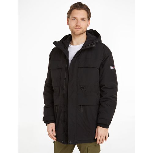 Parka Tecnico Con Cappuccio Uomo Taglie M - tommy jeans - Modalova