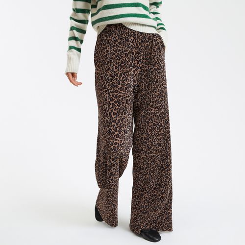 Pantaloni Larghi, Motivo Animalier Donna Taglie M - la redoute collections - Modalova