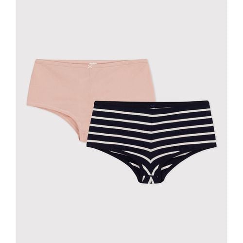 Confezione da 2 shorty in cotone - PETIT BATEAU - Modalova