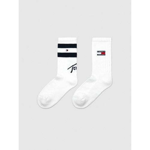 Confezione Da 2 Paia Di Calze Alte Sportive Uomo Taglie 39/42 - tommy hilfiger - Modalova