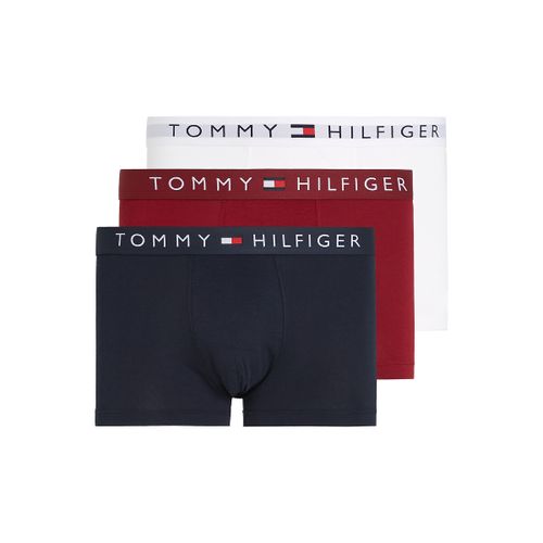 Confezione Da 3 Boxer Tinta Unita Uomo Taglie L - tommy hilfiger - Modalova