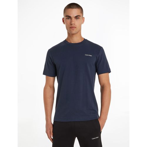 T-shirt maniche corte piccolo logo al petto - CALVIN KLEIN - Modalova