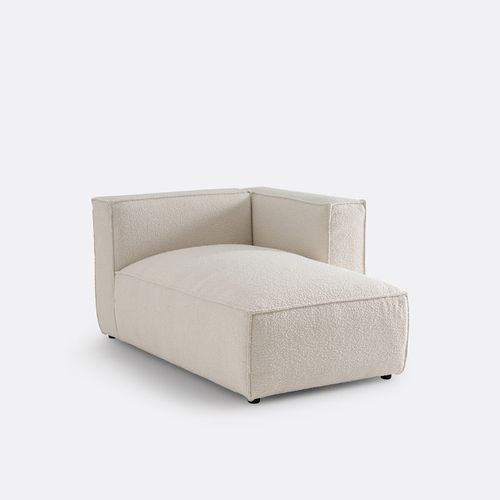 Chaise longue modulabile bouclé, Seven - LA REDOUTE INTERIEURS - Modalova