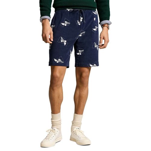 Shorts dritto in spugna con motivi - POLO RALPH LAUREN - Modalova