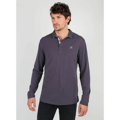 Polo con maniche lunghe tinta unita - OXBOW - Modalova