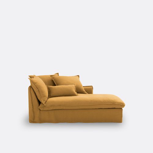 Chaise longue lino stropicciato, bultex, Odna - LA REDOUTE INTERIEURS - Modalova