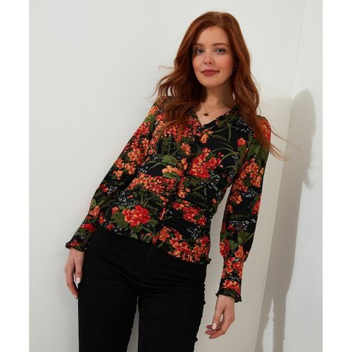 Camicia a fiori con volants - JOE BROWNS - Modalova