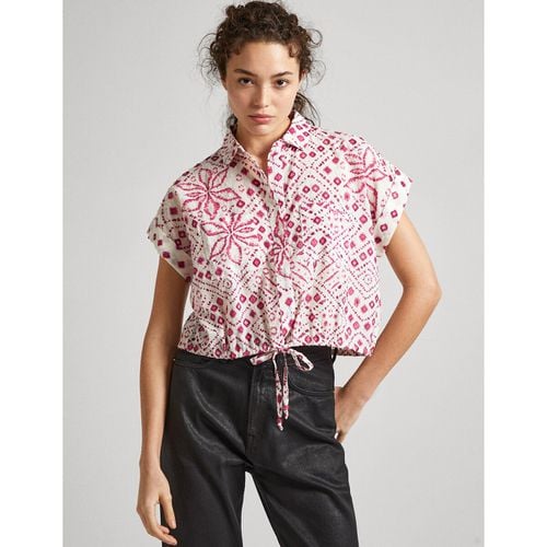 Camicia corta da annodare - PEPE JEANS - Modalova