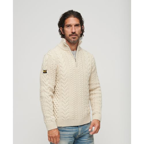 Maglione vintage collo alto con cerniera Jacob - SUPERDRY - Modalova