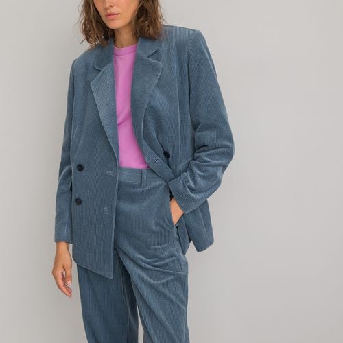 Blazer Signature taglio oversize, in velluto a coste - LA REDOUTE COLLECTIONS - Modalova