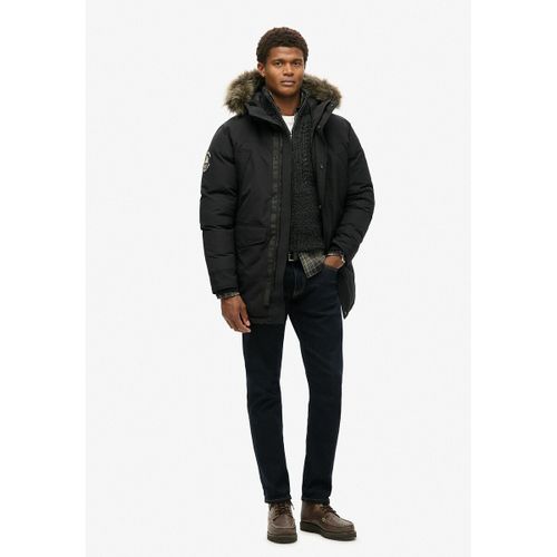 Parka Con Cappuccio Pelliccia Sintetica Uomo Taglie L - superdry - Modalova