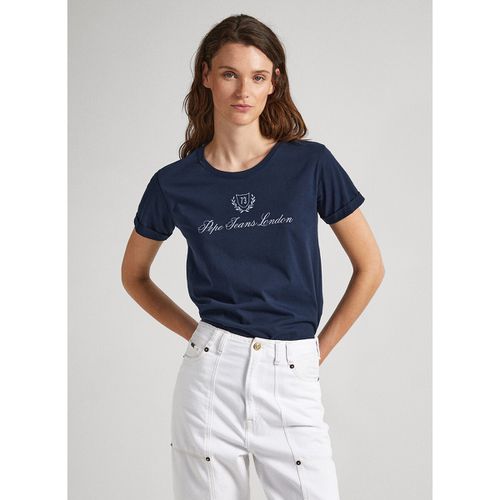 T-shirt Maniche Corte, Motivo Davanti Donna Taglie XS - pepe jeans - Modalova