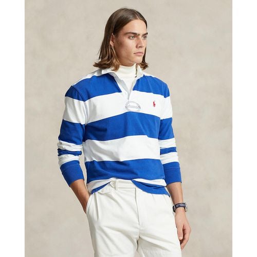 Polo Dritta Rugby A Righe Maniche Lunghe Uomo Taglie L - polo ralph lauren - Modalova