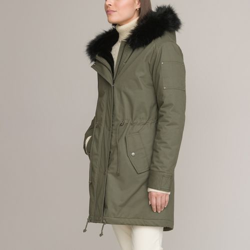 Parka Media Lunghezza Cappuccio Fisso, Pieno Inverno Donna Taglie 38 (FR) - 42 (IT) - anne weyburn - Modalova