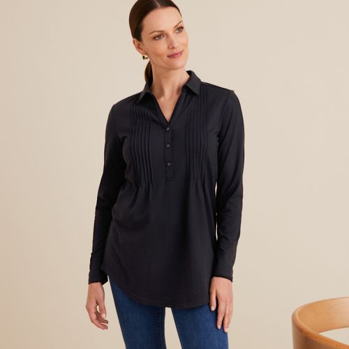 T-shirt Collo Polo, Camicia Maniche Lunghe Donna Taglie 34/36 (FR) - 38/40 (IT) - anne weyburn - Modalova