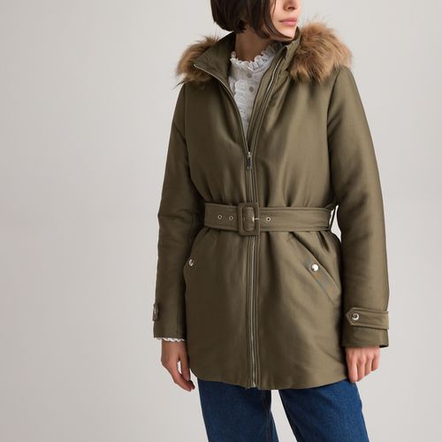 Parka Media Lunghezza Con Cappuccio Donna Taglie 36 (FR) - 40 (IT) - la redoute collections - Modalova