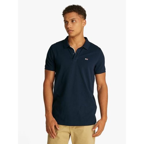 Tommy Jeans Polo Slim Blu Taglie S - tommy jeans - Modalova